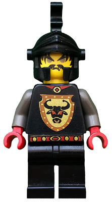 Knights Kingdom I - Cedric the Bull (Robber Chief), Black Dragon Helmet – ЗАМЪЦИ
