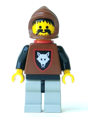 Wolfpack - Moustache, Black Arms and Light Gray legs, Brown Hood and Red Cape – ЗАМЪЦИ