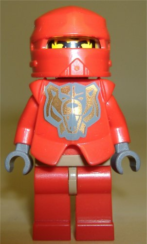 Knights Kingdom II - Santis with Gold Pattern Armor, Dark Bluish Gray Hands – ЗАМЪЦИ