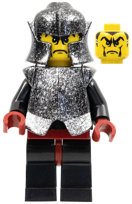 Knights Kingdom II - Shadow Knight, Speckle Black-Silver Armor and Helmet – ЗАМЪЦИ