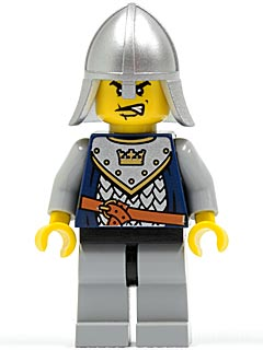Fantasy Era - Crown Knight Scale Mail with Crown, Helmet with Neck Protector, Scar Across Lip – ЗАМЪЦИ