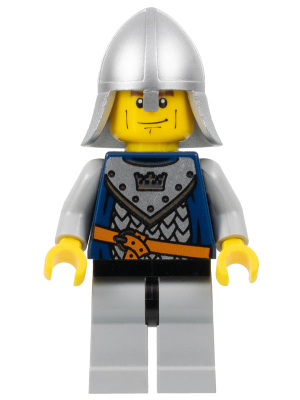 Fantasy Era - Crown Knight Scale Mail with Crown, Helmet with Neck Protector, Vertical Cheek Lines – ЗАМЪЦИ