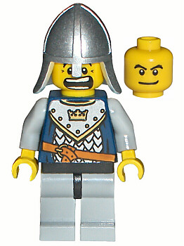 Fantasy Era - Crown Knight Scale Mail with Crown, Helmet with Neck Protector, Dual Sided Head – ЗАМЪЦИ