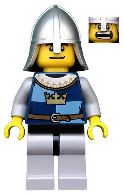 Fantasy Era - Crown Knight Quarters, Helmet with Neck Protector, Dual Sided Head – ЗАМЪЦИ