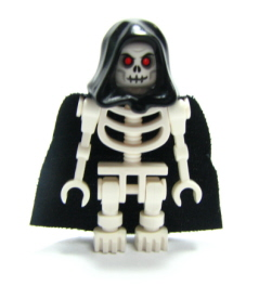 Fantasy Era - Skeleton Warrior 6, White, Black Hood and Cape – ЗАМЪЦИ