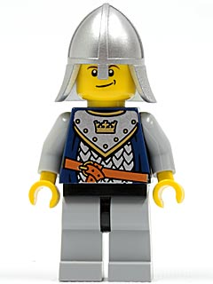 Fantasy Era - Crown Knight Scale Mail with Crown, Helmet with Neck Protector, Crooked Smile – ЗАМЪЦИ