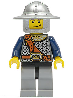 Fantasy Era - Crown Knight Scale Mail with Chest Strap, Helmet with Broad Brim, Crooked Smile – ЗАМЪЦИ