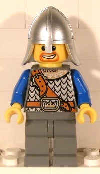 Fantasy Era - Crown Knight Scale Mail with Chest Strap, Helmet with Neck Protector, Beard Around Mouth – ЗАМЪЦИ