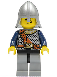 Fantasy Era - Crown Knight Scale Mail with Chest Strap, Helmet with Neck Protector, Crooked Smile – ЗАМЪЦИ