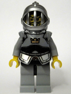 Fantasy Era - Crown Knight Scale Mail with Crown, Breastplate, Grille Helmet, Curly Eyebrows and Goatee – ЗАМЪЦИ