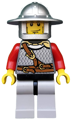 Kingdoms - Lion Knight Scale Mail with Chest Strap and Belt, Helmet with Broad Brim, Vertical Cheek Lines – ЗАМЪЦИ
