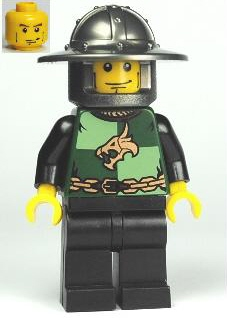 Kingdoms - Dragon Knight Quarters, Helmet with Broad Brim, Vertical Cheek Lines – ЗАМЪЦИ