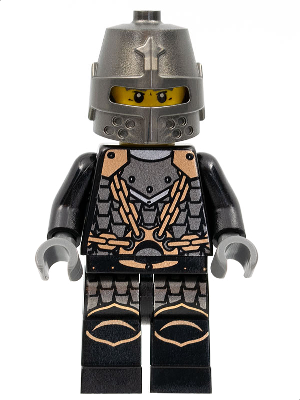Kingdoms - Dragon Knight Scale Mail with Chains, Helmet Closed, Gray Beard – ЗАМЪЦИ