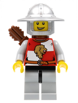Kingdoms - Lion Knight Quarters, Helmet with Broad Brim, Quiver, Open Grin – ЗАМЪЦИ