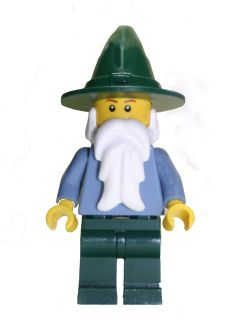 Wizard - Sand Blue with Dark Green Legs and Hat (Undetermined Eyebrows) – ЗАМЪЦИ