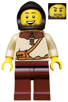 Kingdoms - Peasant, Male with Dark Brown Hood – ЗАМЪЦИ