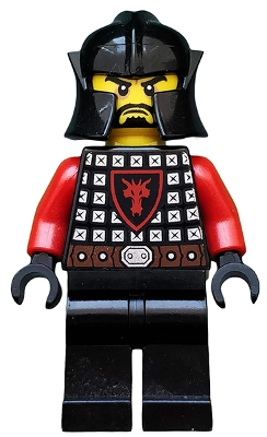 Castle - Dragon Knight Scale Mail with Dragon Shield, Cheek Protection Helmet, Black Beard – ЗАМЪЦИ