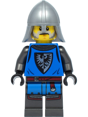 Black Falcon - Male, Pearl Dark Gray Detailed Legs, Flat Silver Neck Protector – ЗАМЪЦИ