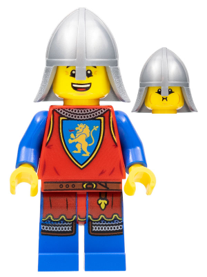Lion Knight - Male, Flat Silver Neck Protector – ЗАМЪЦИ
