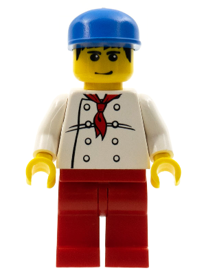 Chef - White Torso with 8 Buttons, Red Legs, Blue Cap – ГРАДСКИ