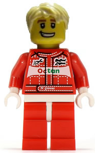 Race Car Driver, Series 3 (Minifigure Only without Stand and Accessories) – КОЛЕКЦИОНЕРСКИ МИНИФИГУРКИ