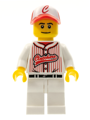 Baseball Player, Series 3 (Minifigure Only without Stand and Accessories) – КОЛЕКЦИОНЕРСКИ МИНИФИГУРКИ