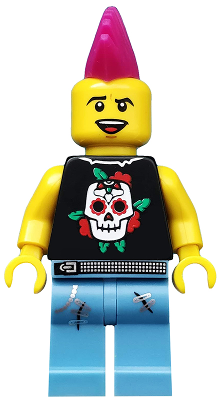 Punk Rocker, Series 4 (Minifigure Only without Stand and Accessories) – КОЛЕКЦИОНЕРСКИ МИНИФИГУРКИ