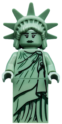 Lady Liberty, Series 6 (Minifigure Only without Stand and Accessories) - Rubber Hair with Tiara – КОЛЕКЦИОНЕРСКИ МИНИФИГУРКИ