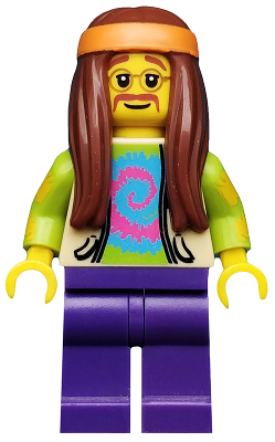 Hippie, Series 7 (Minifigure Only without Stand and Accessories) – КОЛЕКЦИОНЕРСКИ МИНИФИГУРКИ