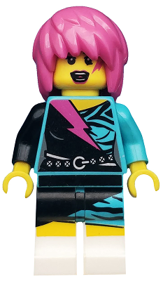 Rocker Girl, Series 7 (Minifigure Only without Stand and Accessories) – КОЛЕКЦИОНЕРСКИ МИНИФИГУРКИ