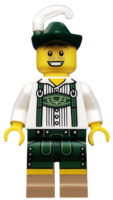 Lederhosen Guy, Series 8 (Minifigure Only without Stand and Accessories) – КОЛЕКЦИОНЕРСКИ МИНИФИГУРКИ