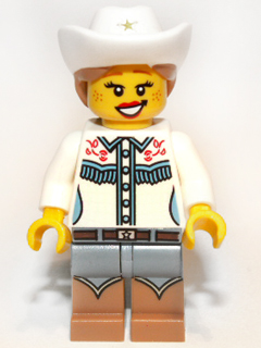 Cowgirl, Series 8 (Minifigure Only without Stand and Accessories) – КОЛЕКЦИОНЕРСКИ МИНИФИГУРКИ