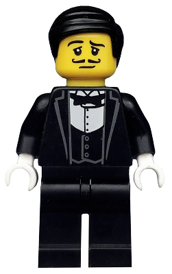 Waiter, Series 9 (Minifigure Only without Stand and Accessories) – КОЛЕКЦИОНЕРСКИ МИНИФИГУРКИ