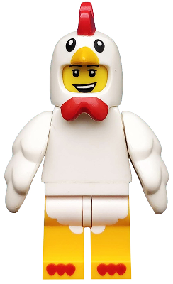 Chicken Suit Guy, Series 9 (Minifigure Only without Stand and Accessories) – КОЛЕКЦИОНЕРСКИ МИНИФИГУРКИ