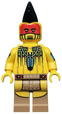 Tomahawk Warrior, Series 10 (Minifigure Only without Stand and Accessories) – КОЛЕКЦИОНЕРСКИ МИНИФИГУРКИ