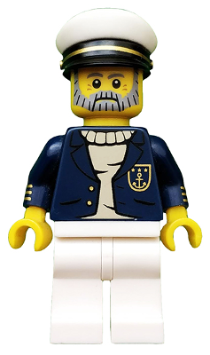 Sea Captain, Series 10 (Minifigure Only without Stand and Accessories) – КОЛЕКЦИОНЕРСКИ МИНИФИГУРКИ