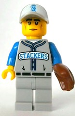 Baseball Fielder, Series 10 (Minifigure Only without Stand and Accessories) – КОЛЕКЦИОНЕРСКИ МИНИФИГУРКИ