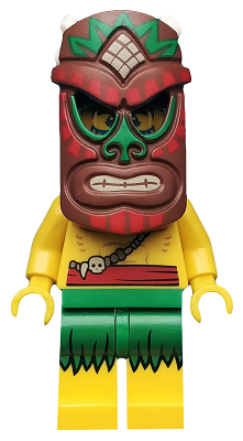 Island Warrior, Series 11 (Minifigure Only without Stand and Accessories) – КОЛЕКЦИОНЕРСКИ МИНИФИГУРКИ