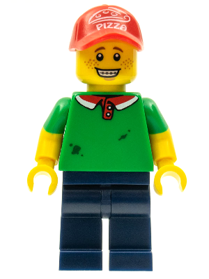 Pizza Delivery Guy, Series 12 (Minifigure Only without Stand and Accessories) – КОЛЕКЦИОНЕРСКИ МИНИФИГУРКИ