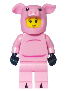 Piggy Guy, Series 12 (Minifigure Only without Stand and Accessories) – КОЛЕКЦИОНЕРСКИ МИНИФИГУРКИ