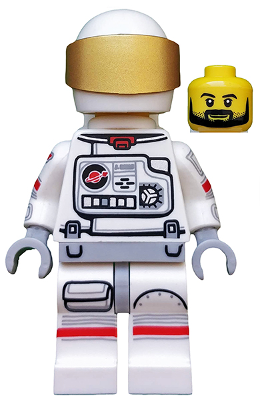 Astronaut, Series 15 (Minifigure Only without Stand and Accessories) – КОЛЕКЦИОНЕРСКИ МИНИФИГУРКИ