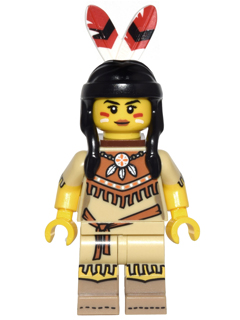 Tribal Woman, Series 15 (Minifigure Only without Stand and Accessories) – КОЛЕКЦИОНЕРСКИ МИНИФИГУРКИ