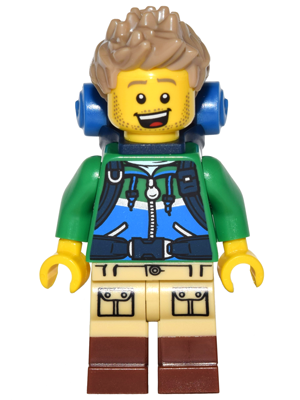 Hiker, Series 16 (Minifigure Only without Stand and Accessories) – КОЛЕКЦИОНЕРСКИ МИНИФИГУРКИ
