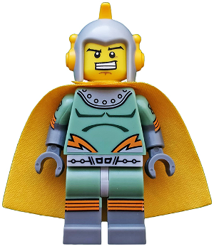 Retro Space Hero, Series 17 (Minifigure Only without Stand and Accessories) – КОЛЕКЦИОНЕРСКИ МИНИФИГУРКИ