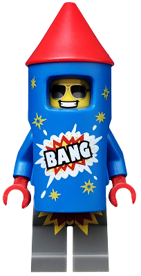 Firework Guy, Series 18 (Minifigure Only without Stand and Accessories) – КОЛЕКЦИОНЕРСКИ МИНИФИГУРКИ