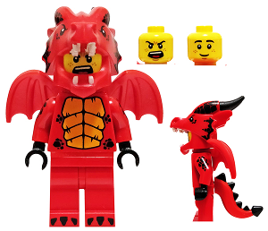 Dragon Suit Guy, Series 18 (Minifigure Only without Stand and Accessories) – КОЛЕКЦИОНЕРСКИ МИНИФИГУРКИ