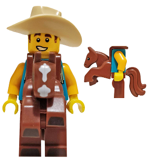 Cowboy Costume Guy, Series 18 (Minifigure Only without Stand and Accessories) – КОЛЕКЦИОНЕРСКИ МИНИФИГУРКИ