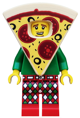 Pizza Costume Guy, Series 19 (Minifigure Only without Stand and Accessories) – КОЛЕКЦИОНЕРСКИ МИНИФИГУРКИ