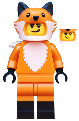 Fox Costume Girl, Series 19 (Minifigure Only without Stand and Accessories) – КОЛЕКЦИОНЕРСКИ МИНИФИГУРКИ