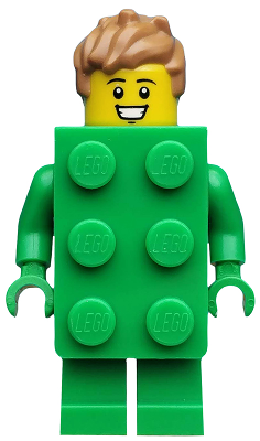 Brick Costume Guy, Series 20 (Minifigure Only without Stand and Accessories) – КОЛЕКЦИОНЕРСКИ МИНИФИГУРКИ